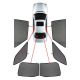 HYUNDAI i30 5D 2016+  ΚΟΥΡΤΙΝΑΚΙΑ ΜΑΡΚΕ CAR SHADES - 6 ΤΕΜ.