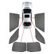 SKODA SUPERB SW 2015+ ΚΟΥΡΤΙΝΑΚΙΑ ΜΑΡΚΕ CAR SHADES - 6 ΤΕΜ.