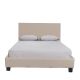 Κρεβάτι AZALEA Capuccino PU 213x128x88cm (Στρώμα 120x200cm)