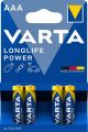 Varta Longlife Power LR03 AAA (4τμχ)
