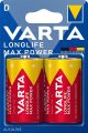 Varta Longlife Max LR20 D (2τμχ)
