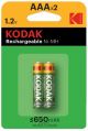 Kodak Επαναφορτιζόμενη ΗR03 650mAh AAA (2τμχ)
