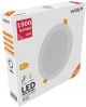 Avide LED Φωτιστικό Οροφής Χωνευτό Στρογγυλό Πλαστικό 18W Λευκό 4000K