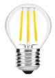 Avide LED Filament Σφαιρική 6W E27 360° Θερμό 2700K Υψηλής Φωτεινότητας