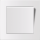 Entac 101 Arnold Recessed wall switch single-pole White