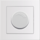 Entac Arnold Recessed wall switch dimmer max.200W White
