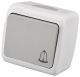 Entac Stephan surface mounted doorbell switch IP54