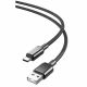XO NB249 5A PVC Καλώδιο Φόρτισης + Data για Type-C L=1m Μαύρο