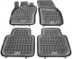 Λαστιχένια πατάκια Rezaw Plast για Skoda Kodiaq (2016+) / Seat Tarraco (2018+) / VW Tiguan Allspace (2017+) - τύπου σκαφάκι - 4τμχ.