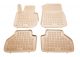 Λαστιχένια πατάκια Rezaw Plast για BMW X3 F25 (2010-2017) / X4 F26 (2014-2018) - τύπου σκαφάκι - μπεζ - 4τμχ.