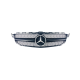 Μάσκα για Mercedes  C-Class  W205 (2014+) - AMG look μαύρη