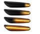 Led φλας φτερού για   BMW E46 (2001-2005) / E60 / E87 / E90 - φιμέ με τρεχούμενο φλας - σετ 2τμχ.