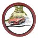 Κάλυμμα Τιμονιού Αυτοκινήτου Δερματίνη Με Γαζιά Κόκκινο Small 36cm (CAR0006215)