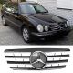Μάσκα Για Mercedes-Benz E-Class W210 99-02 Amg Look Με 4 Γρίλιες Μαύρο/Χρώμιο 1 Τεμάχιο (CAR0009994)