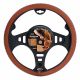 Κάλυμμα Tιμονιού Handmade Δερματίνη Καφέ Medium 37-39cm HMA70WN (CAR0021230)