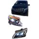 Μπροστινά Φανάρια Set Για Mercedes-Benz Vito W447 14+ DRL Led Tube & Led Signal Dynamic Μαύρα Με Μοτέρ Carner (CAR0021385)