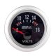 Βολτόμετρο Race Sport Μαύρο 52mm 12 Volt BLCK484 (CAR0021860)