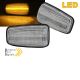 Πλαϊνά Φλας Φτερού Για Citroen Saxo / Berlingo / Xsara / Jumpy / Peugeot 406 Led Dynamic Λευκά 2 Τεμάχια (CAR0025102)