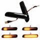 Πλαϊνά Φλας Φτερού Για Bmw 3 E46 Sedan 99-01 / Touring 99-01 / Compact 01-04 / Coupe 99-03 Led Dynamic Smoke 2 Τεμάχια (CAR0025287)