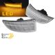 Φλας Καθρέπτη Για Renault Megane MK3 08-16, Scenic & Grand Scenic III 09-15, Fluence 09-19, Laguna 07-15 Dynamic Led Άσπρα 2 Τεμάχια (CAR0026826)