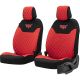 Ημικαλύμματα Μπροστινών Καθισμάτων Otom RSX Sport  Ύφασμα Κεντητό Καπιτονέ Κόκκινο / Μαύρο RSXL-104 2 Τεμάχια (CAR0028327)