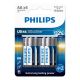 Αλκαλικές Ultra Μπαταρίες ΑΑ LR6 1,5V Philips 6 Τεμάχια (CAR0029818)