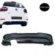 Πισινός Προφυλακτήρας Για VW Golf V (5) 03-08 R32 Look Με Εξατμίσεις Αριστερά Γυαλιστερό Μαύρο Από Abs Πλαστικό (CAR0030264)