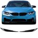 Φρυδάκια Μπροστινών Φαναριών Για Bmw 4 F32 / F33 / F36 2013-2021 Βαμμένα Μάυρο Γυαλιστερό Χρώμα 2 Τεμάχια (CAR0030660)