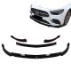 Μπροστινό Spoiler Για Mercedes-Benz E-Class W213 S213 C238 A238 Facelift (2020-Up) Amg Line Μαύρο Γυαλιστερό 3 Τεμάχια (CAR0030880)
