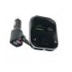 Fm Transmitter Με Bluetooth, Φορτιστής 2 USB, Οθόνη LCD PL-658 Μαύρο 1 Τεμάχιο (CAR0030973)