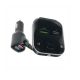 Fm Transmitter Με Bluetooth, Φορτιστής 2 USB, Οθόνη LCD PL-658 Μαύρο 1 Τεμάχιο (CAR0030973)