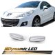 Φλας Καθρέπτη Για Peugeot 207 06-14 / 308 08-13 / Citroen C3 10-16 / C4 04-20 / C5 08-16 / DS3 10-16  / DS4 11-15 Dynamic Led Λευκό 2 Τεμάχια (CAR0031319)