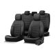 Καλύμματα Αυτοκινήτου Otom Coral Design Universal Full Δερματίνη Σετ Εμπρός / Πίσω 11 Τεμαχίων Μαύρο CRΑL-101 (CAR0031958)