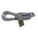 FTT6-079 ΚΑΛΩΔΙΟ Micro-USB Quick Charge 2m Ασημί