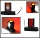 Σέτ LED Όγκου Κοντά Τριπλά Κερατάκια 24V IP66 Κόκκινό / Λευκό / Κίτρινο FZ2XMAR128