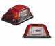 Σετ Φώτα Πινακίδας 12V / 24V Κόκκινο / Λευκό 85mm x 67mm 2 Τεμάχια FZ2X-MAR479