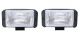 Σετ Φώτα Αλογόνου 12V Με Βάσεις Τοποθέτησης 145mm x 75mm FZHAL007