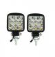 Σετ Προβολέας Mini LED 27 Watt Υψηλής Ισχύος 10-30 Volt Τετράγωνος FZHAL179