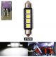 Σωληνωτός LED 41mm Can Bus με 4 SMD 5050 Ψυχρό Λευκό 2 Τεμάχια FZKRU654