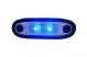 LED Όγκου Πλευρικής Σήμανσης Χωνευτώ Μπλέ 12V IP68 FZMAR197