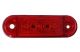 LED Όγκου με 3 LED 12V/24V IP66 Κόκκινο 65mm х 10mm FZMAR347