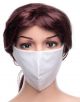 Υφασμάτινη Μάσκα Προστασίας Πολλαπλών Χρήσεων Λευκή Αδιάβροχη FZRAZ201