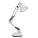 GloboStar® DESK 01539 Μοντέρνο Επιτραπέζιο Φωτιστικό Πορτατίφ Μονόφωτο 1 x E27 IP20 Λευκό Μέταλλο - Μ12 x Π15 x Υ67cm