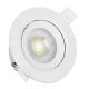 Φωτιστικό LED Spot Οροφής Mini Downlight 5W 230v 500lm 50° με Κινούμενη Βάση Φ9 Φυσικό Λευκό 4500k GloboStar 01881