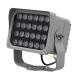 GLOBOSTAR® FLOOD-XENA 05027 Προβολέας Σποτ Wall Washer LED 24W 2400lm 10° AC 220-240V Αδιάβροχο IP65 Ροζ - Γκρι Ανθρακί - Μ18 x Π13.5 x Υ18cm - 3 Χρόνια Εγγύηση