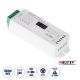 GloboStar® 71424 D1-CX Mi-BOXER DC DMX & RDM Dimmer High Speed Controller / Decoder 1 Καναλιού DC 12-24V 1 x 20A 480W - Max 20A 480W - IP20 Μ13 x Π5 x Υ2.5cm - 5 Years Warranty