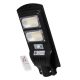 GloboStar® 71551 Αυτόνομο Ηλιακό Φωτιστικό Δρόμου Street Light LED SMD 100W 8000lm με Ενσωματωμένη Μπαταρία Li-ion 5500mAh - Φωτοβολταϊκό Πάνελ με Αισθητήρα Ημέρας-Νύχτας PIR Αισθητήρα Κίνησης Αδιάβροχο IP65 Ψυχρό Λευκό 6000K