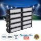 GLOBOSTAR® GOLIATH 90104 Προβολέας Γηπέδου LED 500W 75000lm SDCM<5 75°*135° Fish Eye Lens AC 100-277V Αδιάβροχο IP65 IK08 Φυσικό Λευκό 5000K - LUMILEDs SMD Chip & MEANWELL Driver - Μαύρο Χυτό Αλουμίνιο - Μ62 x Π22 x Υ45cm - 5 Χρόνια Εγγύηση