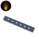 GLOBOSTAR® WASHER-VAIA 90179 Μπάρα Φωτισμού Wall Washer LED 6W 660lm 30° DC 24V Αδιάβροχο IP65 Θερμό Λευκό 2700Κ Dimmable - Γκρι Ανθρακί - Μ30 x Π4 x Υ5cm - 3 Χρόνια Εγγύηση