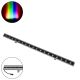 GLOBOSTAR® WASHER-FAIA 90189 Μπάρα Φωτισμού Wall Washer με Αντιθαμβωτική Γρίλια LED 24W 2040lm 15° DC 24V Αδιάβροχο IP65 Πολύχρωμο RGBW Dimmable DMX512 - Γκρι Ανθρακί - Μ100 x Π4 x Υ5.5cm - 3 Χρόνια Εγγύηση